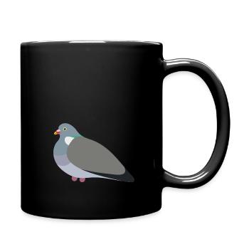 Wood Pigeon Friend - Tasse einfarbig - Schwarz - Rechts