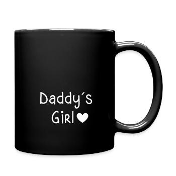 Daddy ́s girl - Full Colour Mug - black - Right