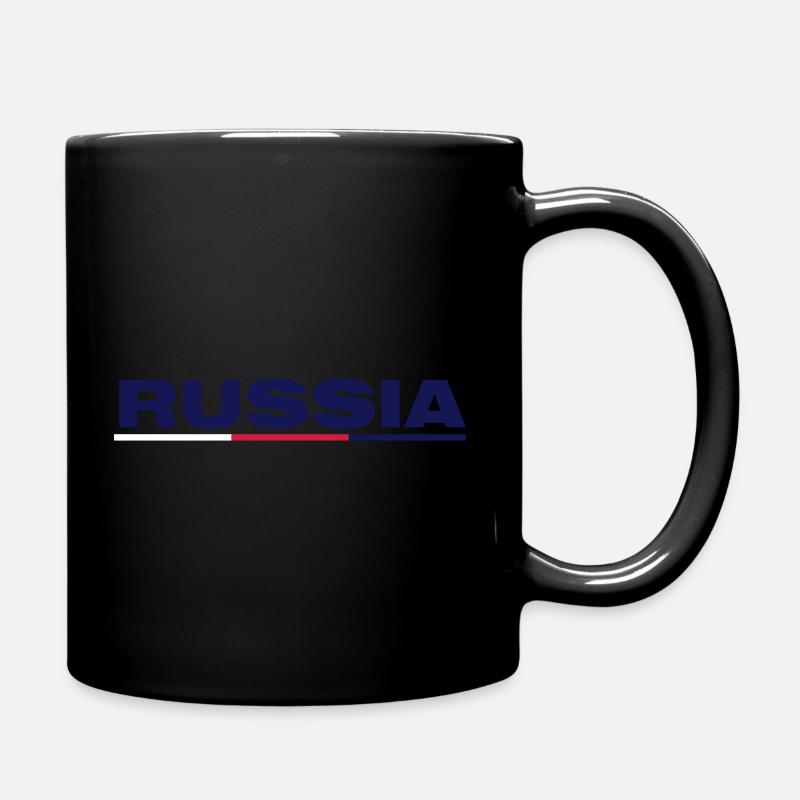 RUSSIA - Full Colour Mug - black