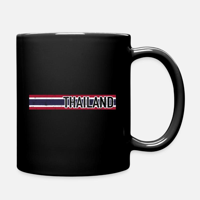 Thailand - Tasse einfarbig - Schwarz