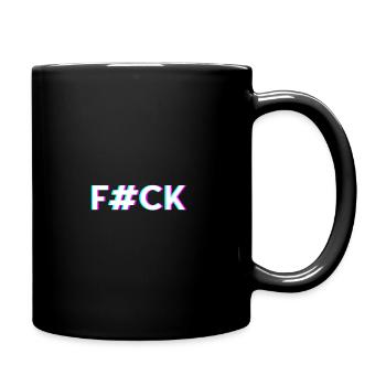 fuck. teeshrit fuck - Full Colour Mug - black - Right