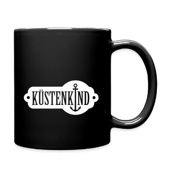 Coast child sign with anchor - Full Colour Mug - black - Right