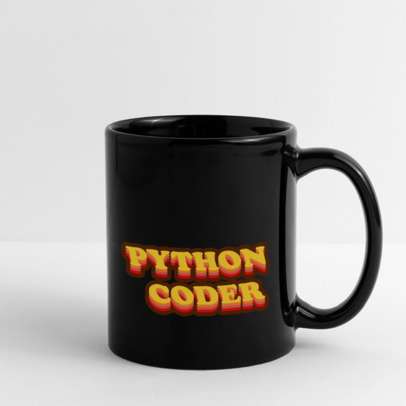 Vintage seventies Python programmer Full Colour Mug