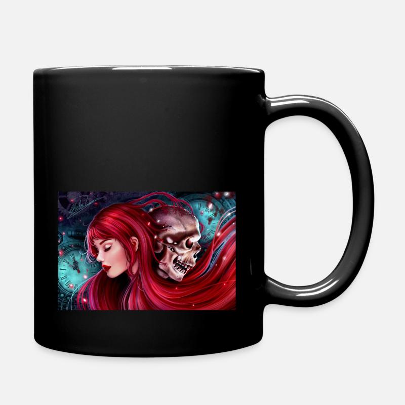 Live and Death - Tasse einfarbig - Schwarz