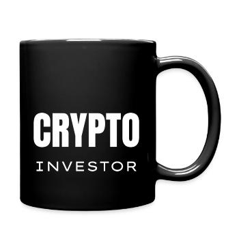 Crypto Investor - Tasse einfarbig - Schwarz - Rechts