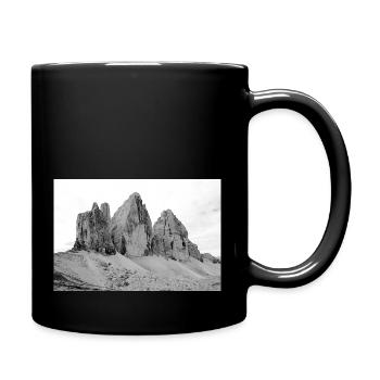 Three Tins, Alpinism - Full Colour Mug - black - Right