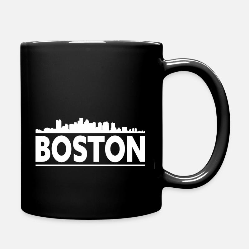 Boston Skyline - Mug uni - noir