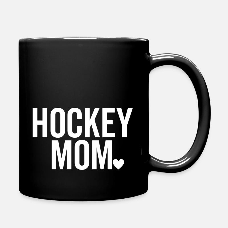 Hockey Mom - Full Colour Mug - black
