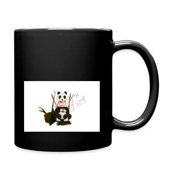 Baby panda - Full Colour Mug - black - Right