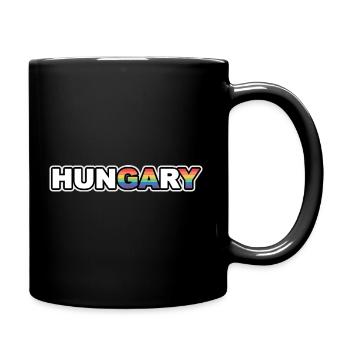Hongrie Hungary, GAY, LGBTQIA, LGBT, HUN - Mug uni - noir - Droite