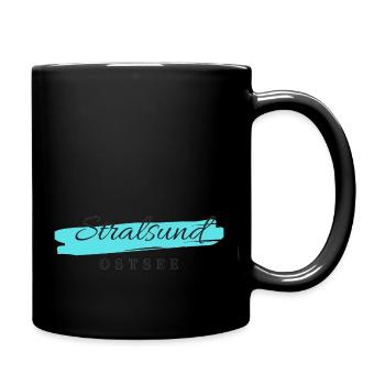 Stralsund - Tasse einfarbig - Schwarz - Rechts