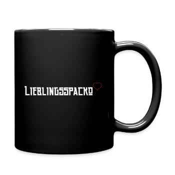 Spacko - Tasse einfarbig - Schwarz - Rechts