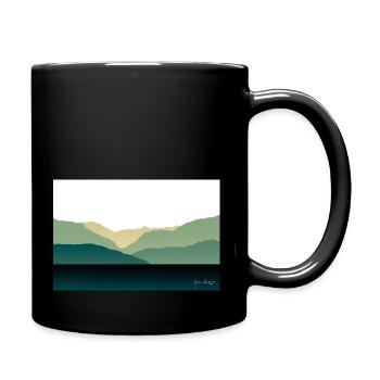Lac d'Annecy - Mug uni - noir - Droite