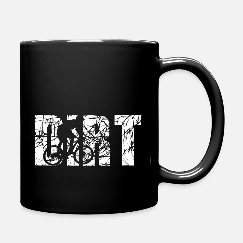 Dirt Jump - Tasse einfarbig - Schwarz