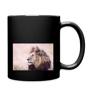 König der Löwen. D3S2290 - Tasse einfarbig - Schwarz - Rechts