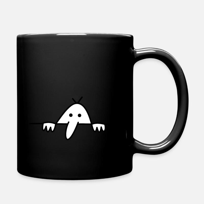 Ich bin Hubert - Tasse einfarbig - Schwarz