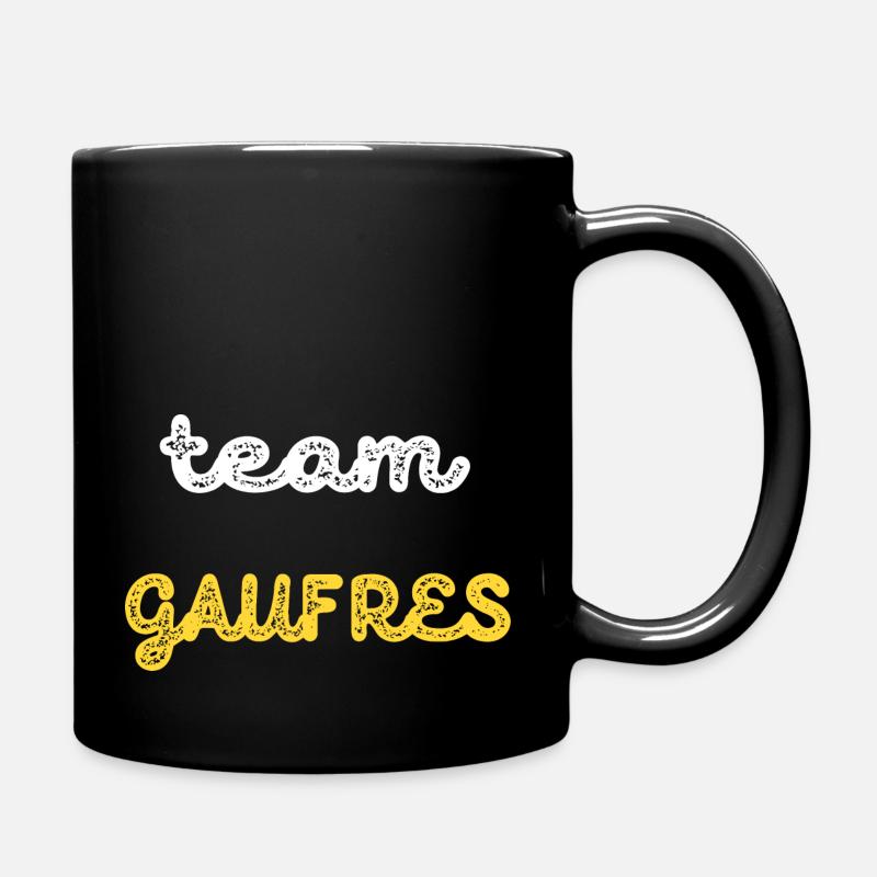Team Gaufres - Mug uni - noir