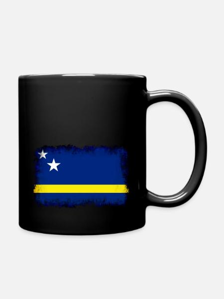 Curaçao - Tasse einfarbig - Schwarz