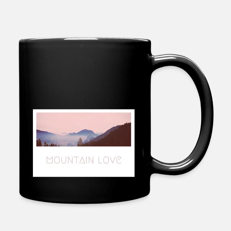 Mountain Love - Full Colour Mug - black