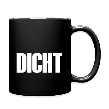 DICHT - Tasse einfarbig - Schwarz - Rechts