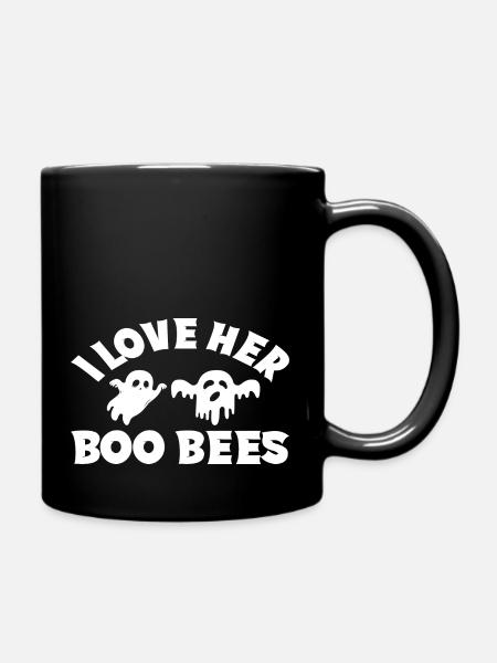 Ik hou van haar Boo Bees - Mok uni - zwart