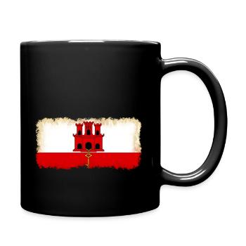 Gibraltar - Mug uni - noir - Droite