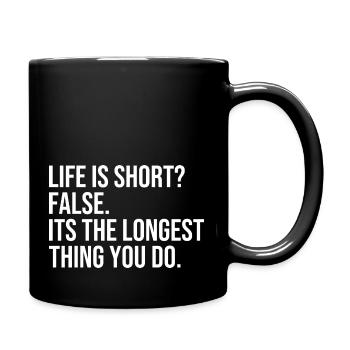 Inspiration Motivation Vie positive Vie - Mug uni - noir - Droite