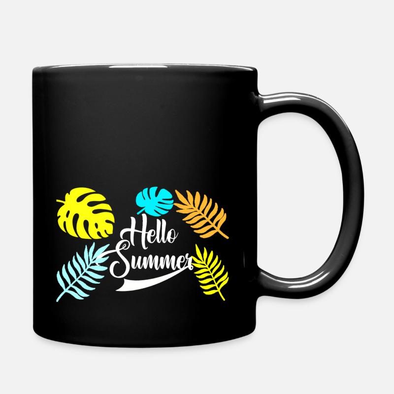 Bonjour l’été - Mug uni - noir