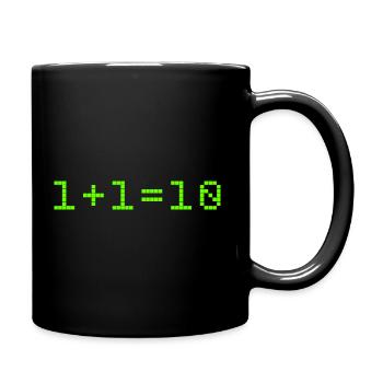 Computer Science Computer Scientist Humor Gift - Full Colour Mug - black - Right