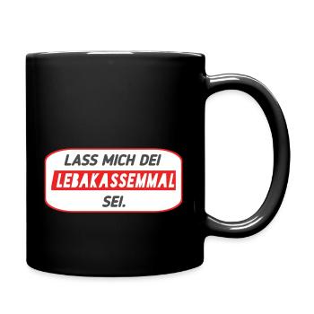 Lebakas - Bayern - Tasse einfarbig - Schwarz - Rechts
