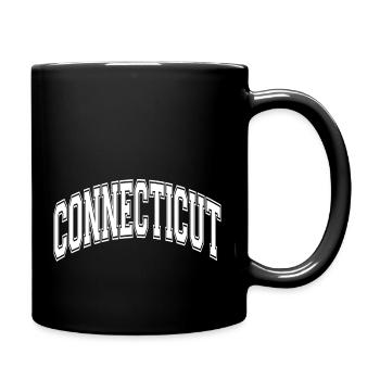Connecticut - Full Colour Mug - black - Right