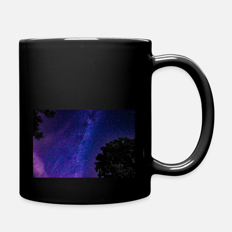 Milchstraße - Tasse einfarbig - Schwarz