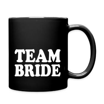 Team bride - Full Colour Mug - black - Right
