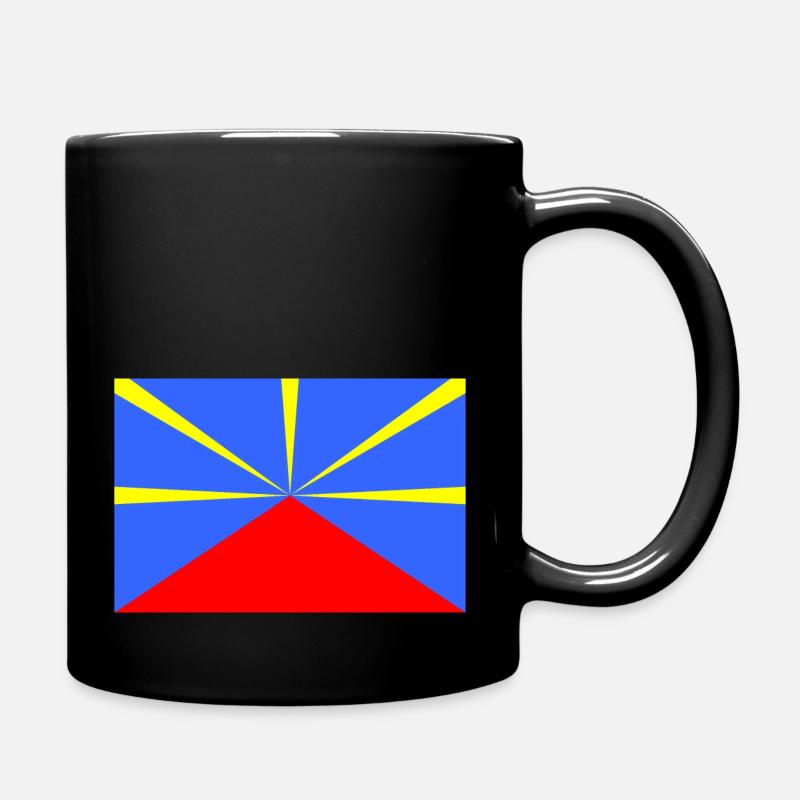 drapeau 974 - Mug uni - noir