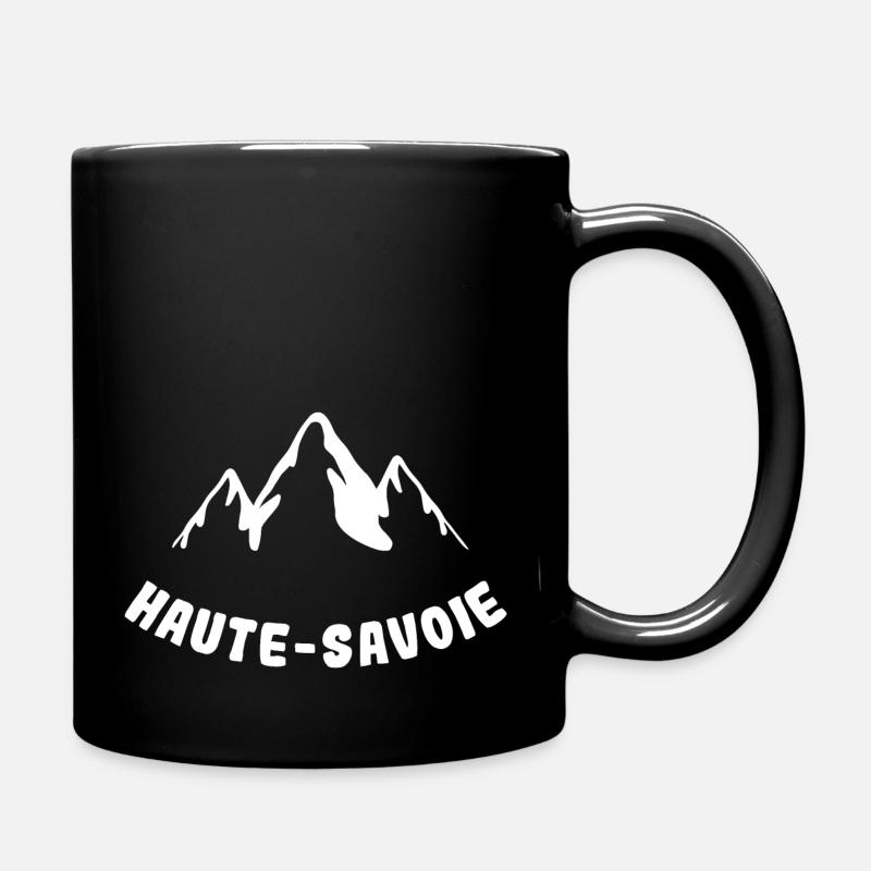 Haute Savoie Montagne Blanc - Mug uni - noir
