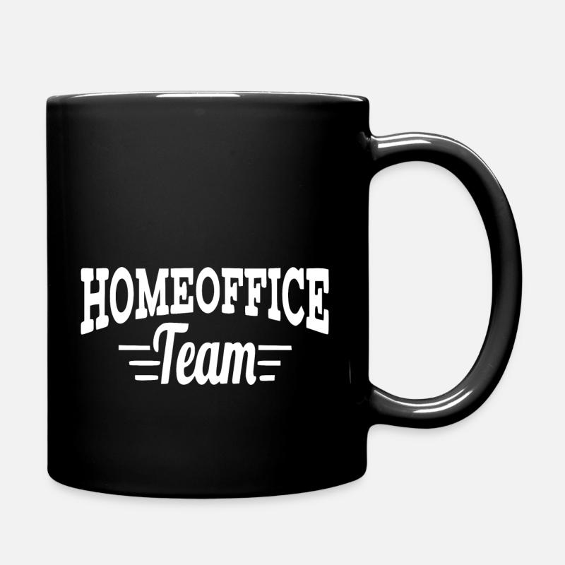 Bureau à domicile de l’équipe - HOME OFFICE - Mug uni - noir