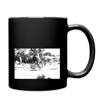 bmx - Mug uni - noir - Droite