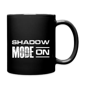 mode d’ombre sur La conception pour un travailleur en coulisses - Mug uni - noir - Droite