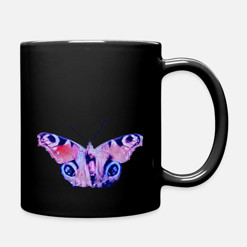 Butterfly 1 - Tasse einfarbig - Schwarz