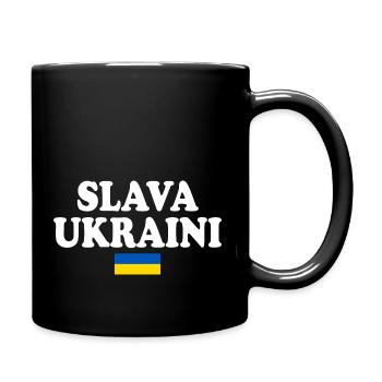 Slava ukraini - Full Colour Mug - black - Right