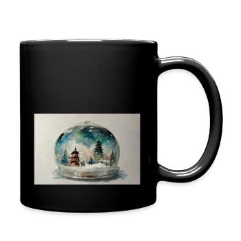 Noël 14 - Mug uni - noir - Droite