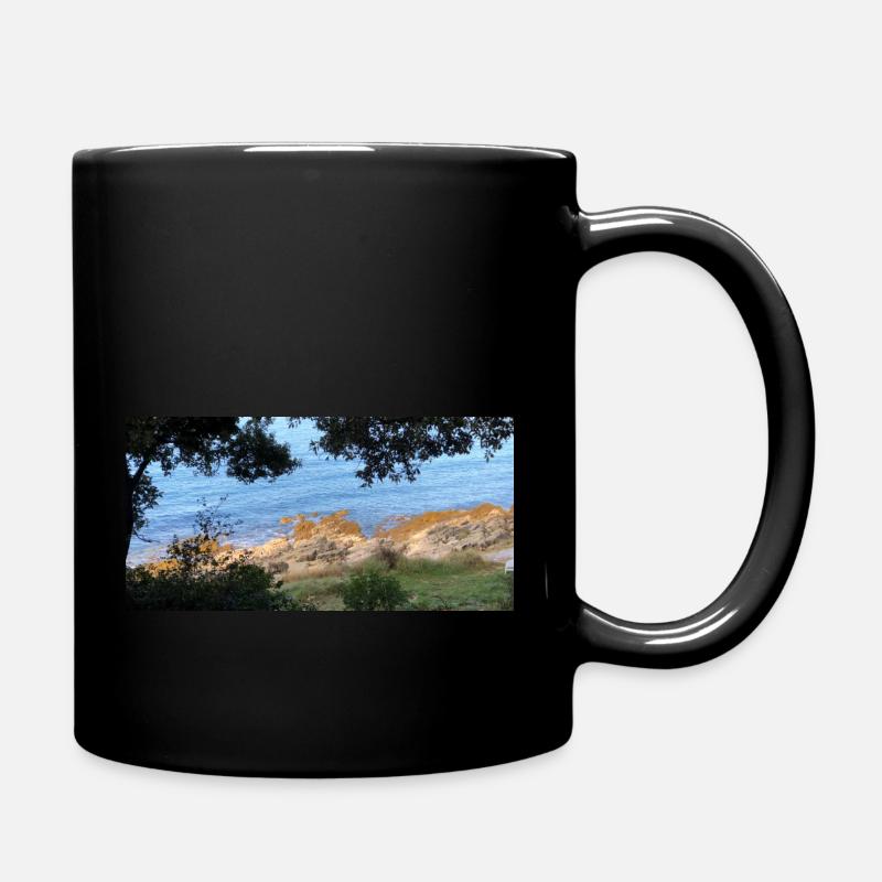 Istrien - Tasse einfarbig - Schwarz