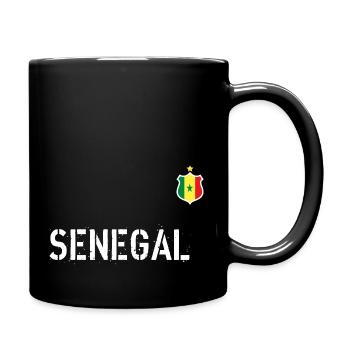Sénégal - Mug uni - noir - Droite
