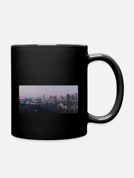 City View - Tasse einfarbig - Schwarz