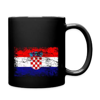 Drapeau de la Serbie - Mug uni - noir - Droite