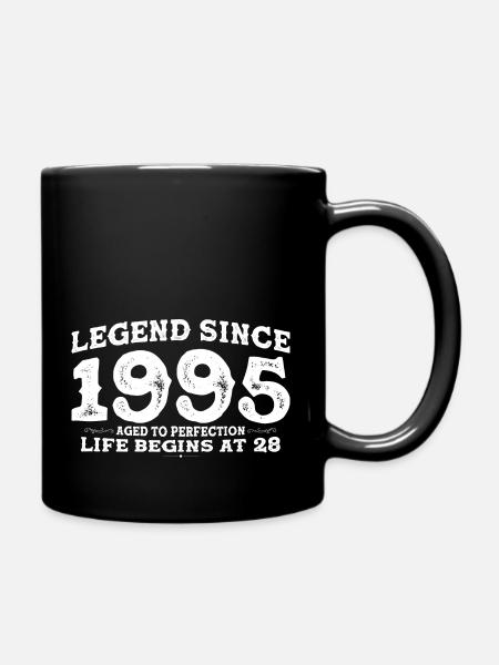 Légende depuis 1995 28 Année de Perfection - 28ème - Mug uni - noir