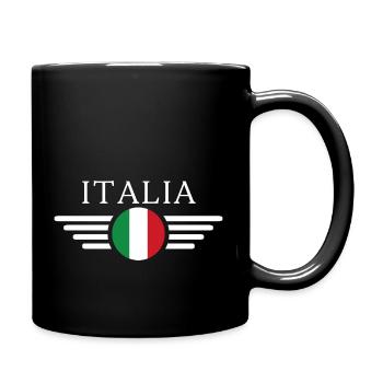 Italy - Full Colour Mug - black - Right