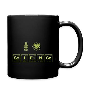 I LOVE SCIENCE - Element Perdiode System - Full Colour Mug - black - Right