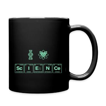 I LOVE SCIENCE - Système de perdiode d’éléments - Mug uni - noir - Droite