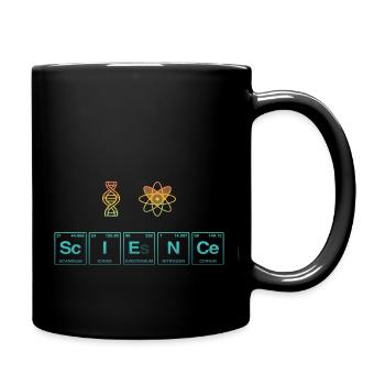 I LOVE SCIENCE - Science Symbols - Full Colour Mug - black - Right